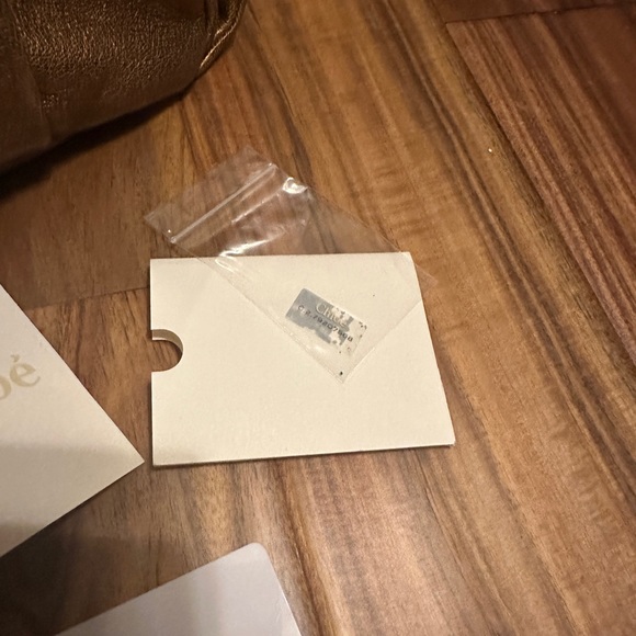 Chloe Heloise Satchel Leather Handbag Dark Metallic EUC Authentic - Picture 6 of 16